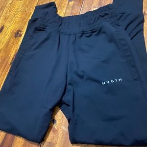 NVGTN JET BLACK JOGGERS XS
